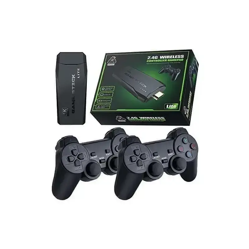 کنسول بازی بی‌سیم مدل 2.4G Wireless Controller Gamepad-4K Game Stick Lite